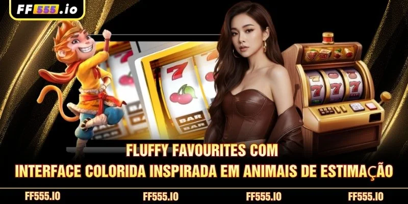 Fluffy Favourites com interface colorida inspirada em animais de estimação